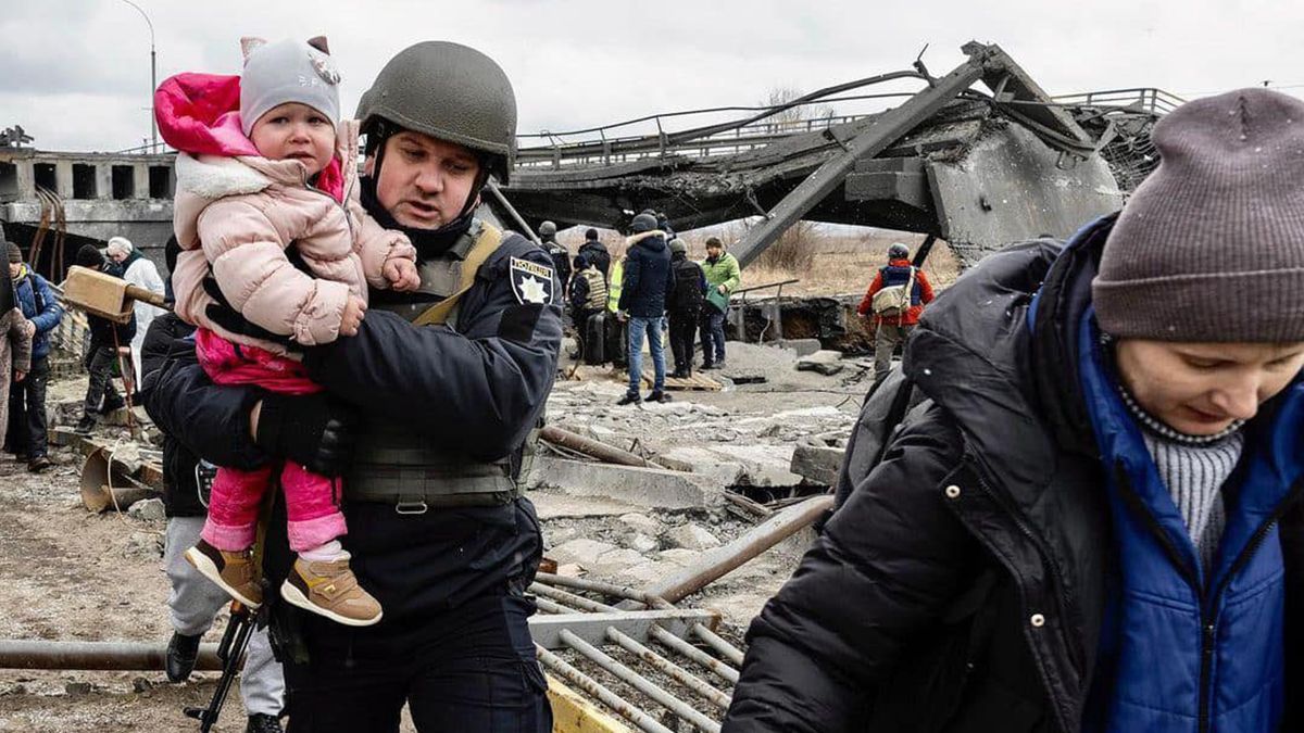 Cientos de niños resultaron heridos en el conflicto Rusia - Ucrania.