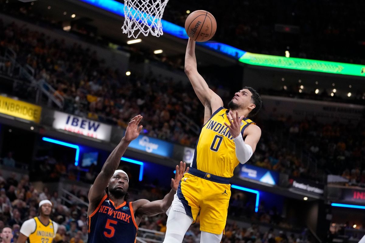 Indiana Pacers iguala con New York Knicks en la semifinal del Este de la NBA. Indiana Pacers iguala con New York Knicks en la semifinal del Este de la NBA.