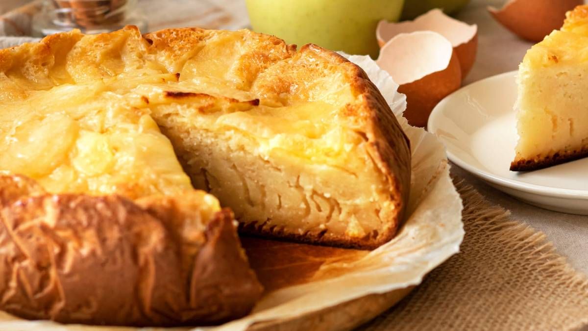 Recetas: torta de manzanas en una olla y en 10 minutos.