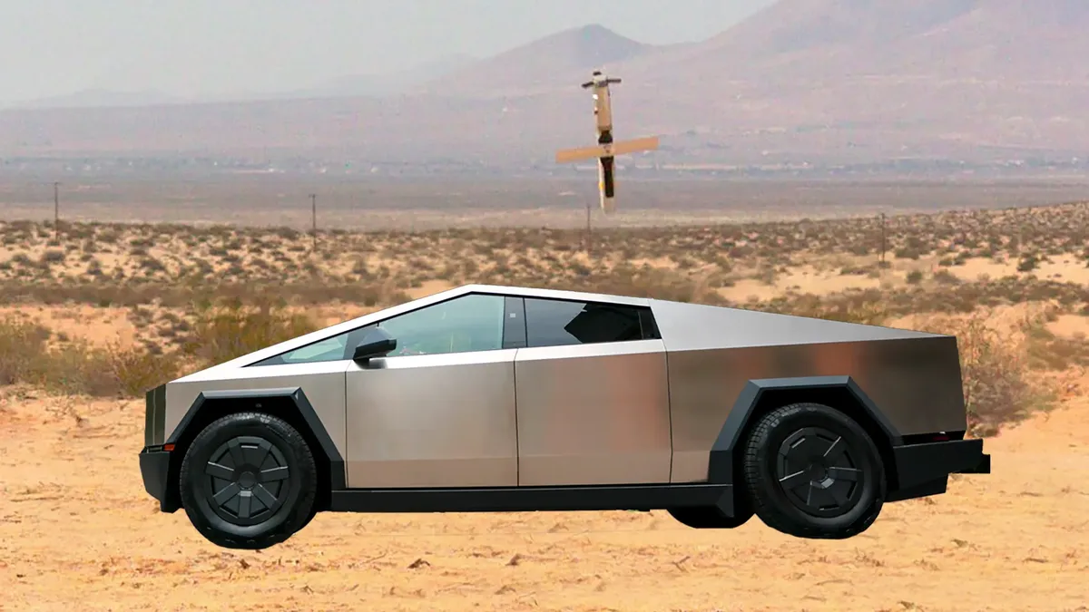 Uno de los posibles destinos de los Tesla Cybertruck. Foto: The War Zone Uno de los posibles destinos de los Tesla Cybertruck. Foto: The War Zone