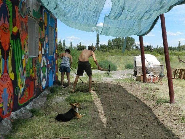 La primera ecoaldea mendocina ya empezó a ver la luz en Colonia Rusa, General Alvear