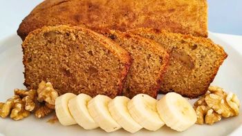 Dieta sin gluten: budín de banana húmedo y sin manteca para bajar de peso de forma fácil Dieta sin gluten: budín de banana húmedo y sin manteca para bajar de peso de forma fácil