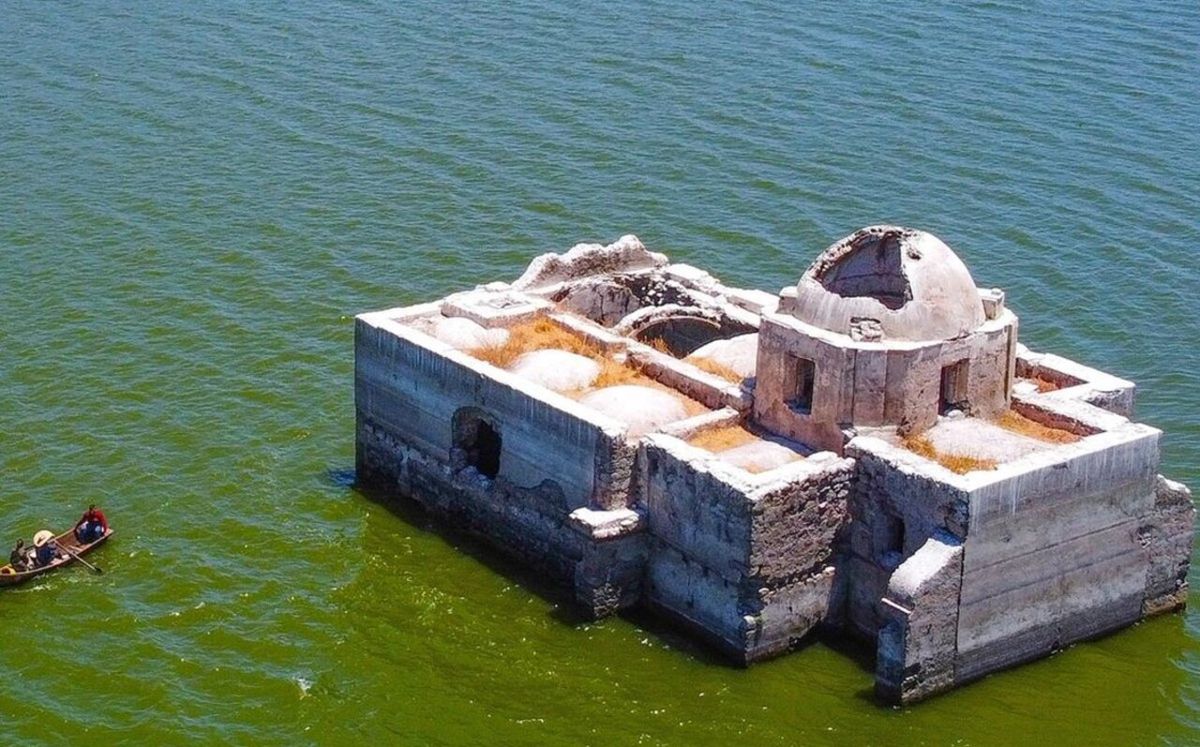 Este es el increíble descubrimiento que emergió del agua tras la sequía de México. Este es el increíble descubrimiento que emergió del agua tras la sequía de México.