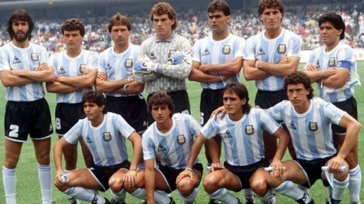 Garré arrancó como titular el Mundial México 86