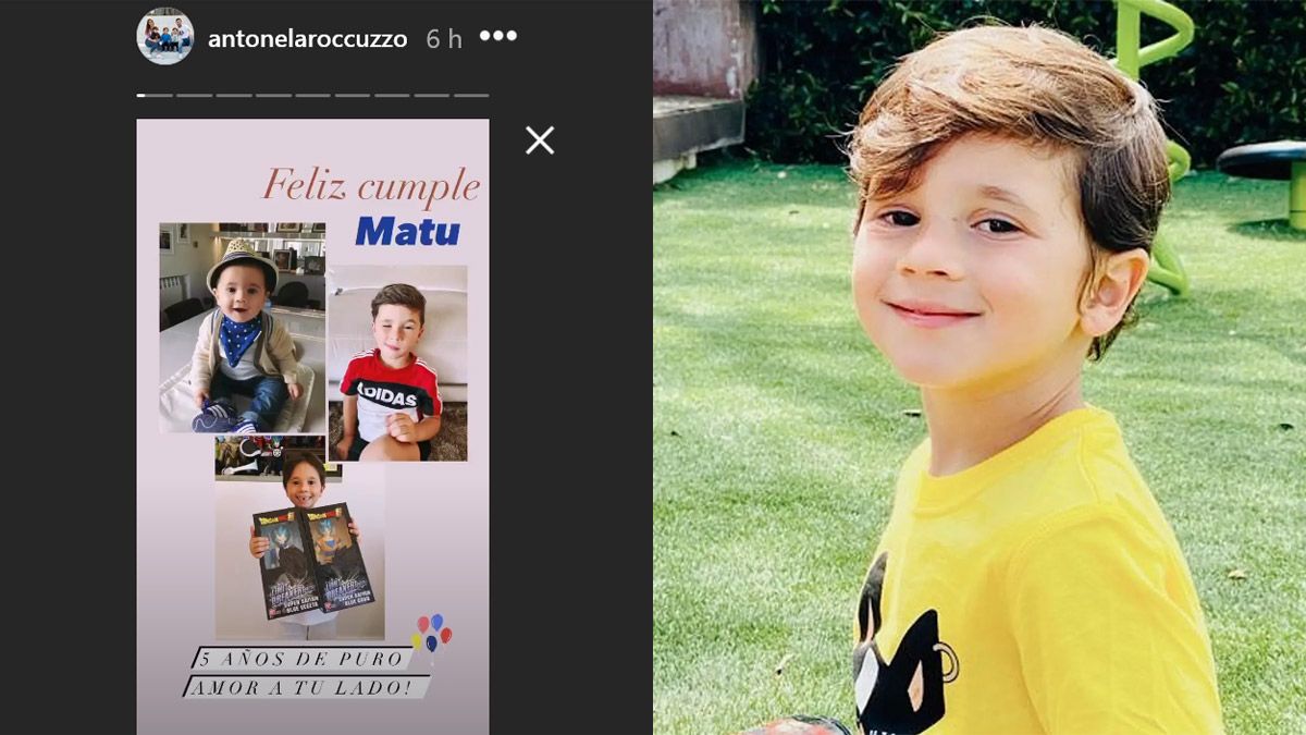 Mateo Messi cumple 5 años llenos de travesuras
