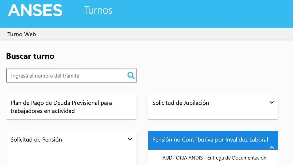 En ANSES se puede pedir el turno para entregar la documentación de las pensiones no contributivas por invalidez laboral. En ANSES se puede pedir el turno para entregar la documentación de las pensiones no contributivas por invalidez laboral.