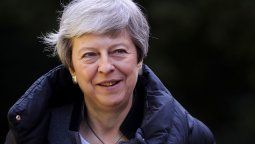 Theresa May no pudo evitarlo...