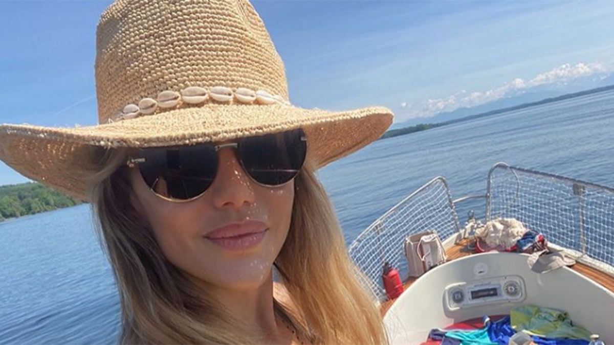 Evangelina Anderson desplegó su belleza en Marbella.