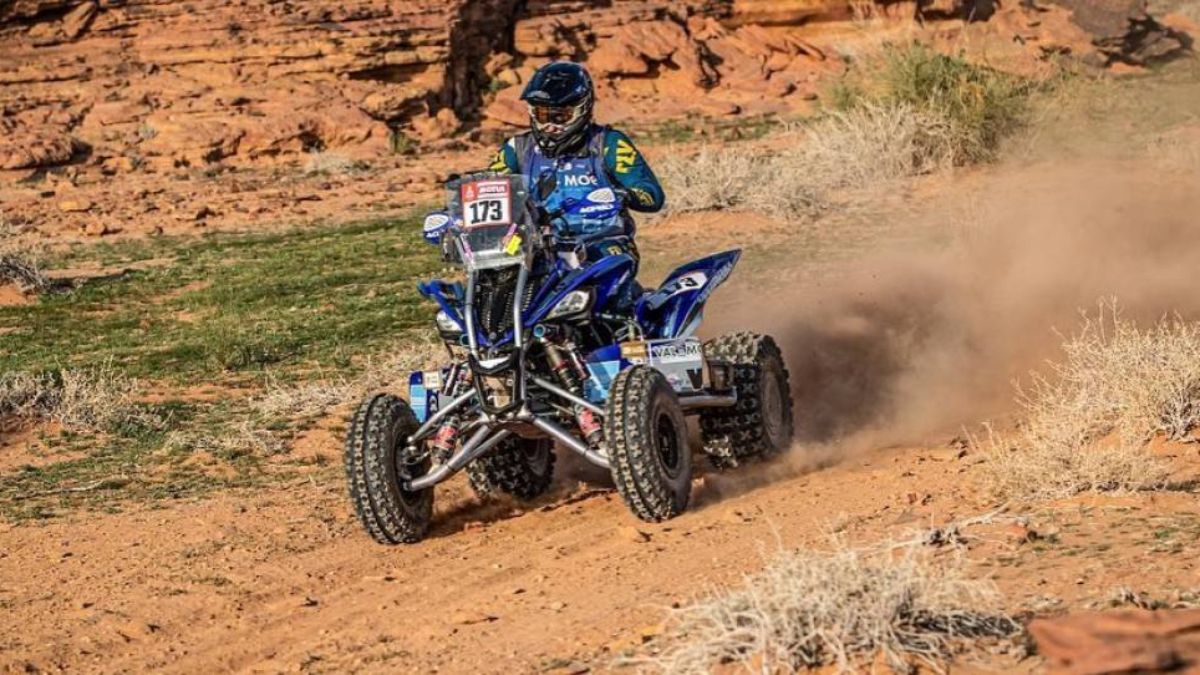 Francisco Moreno Flores. El tupungatino soñaba con ganar el Rally Dakar 2024, pero por la rotura de su Quad debió abandonar. Francisco Moreno Flores. El tupungatino soñaba con ganar el Rally Dakar 2024, pero por la rotura de su Quad debió abandonar.