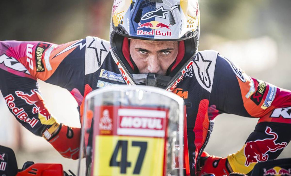 Kevin Benavídes tuvo una muy buena jornada en el Dakar