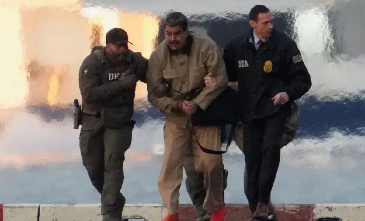 Nicol&aacute;s Maduro, el d&iacute;a de su detenci&oacute;n.