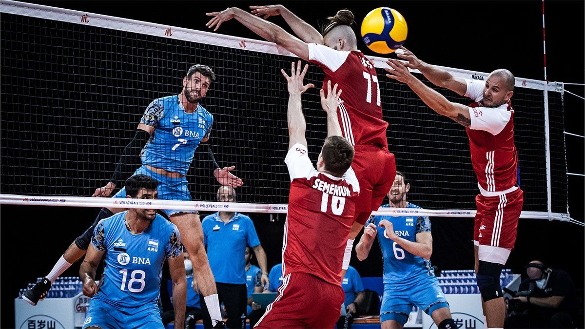 Liga de las Naciones: Argentina, con Agustín Loser, cayó ante Polonia