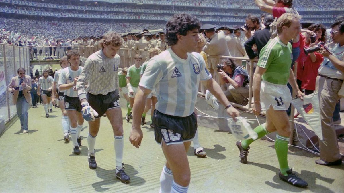 Argentina la rompió en el Mundial de México 86