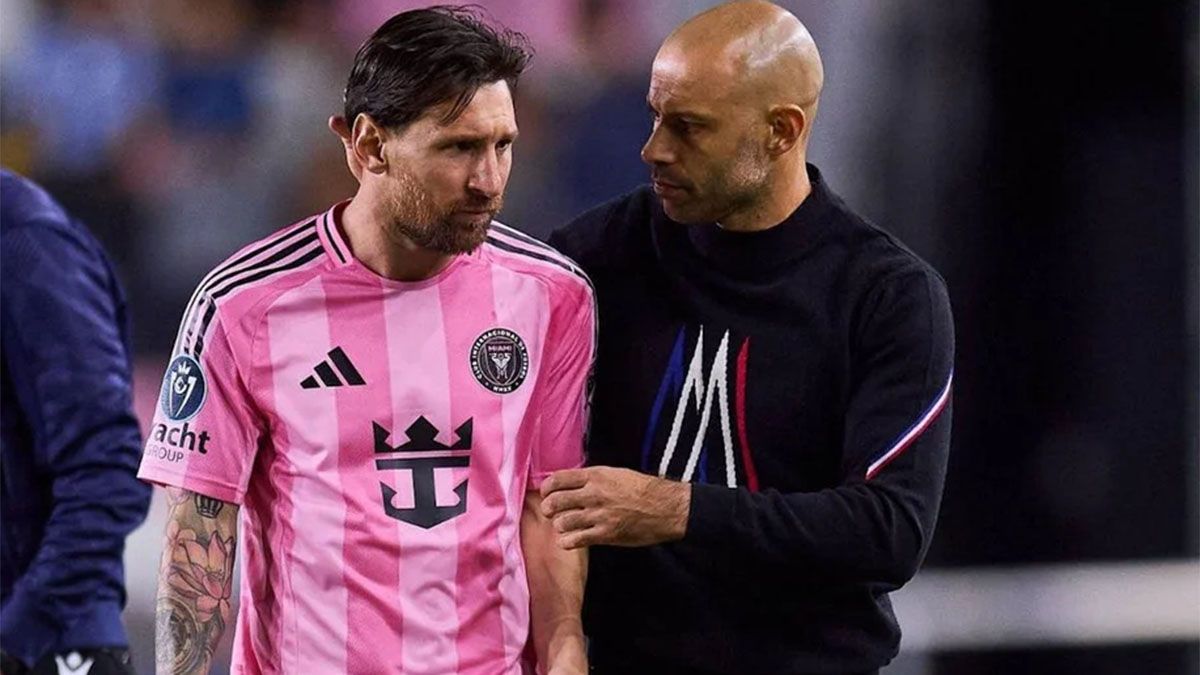 Lionel Messi y Javier Mascherano.