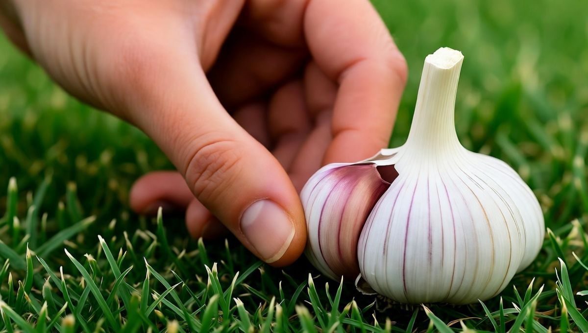 Para qué sirve colocar dientes de ajo en el césped del jardín: truco casero efectivo