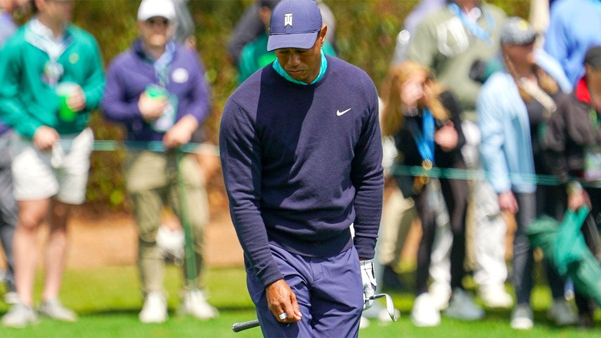 Tiger Woods está jugando el Masters de Augusta.
