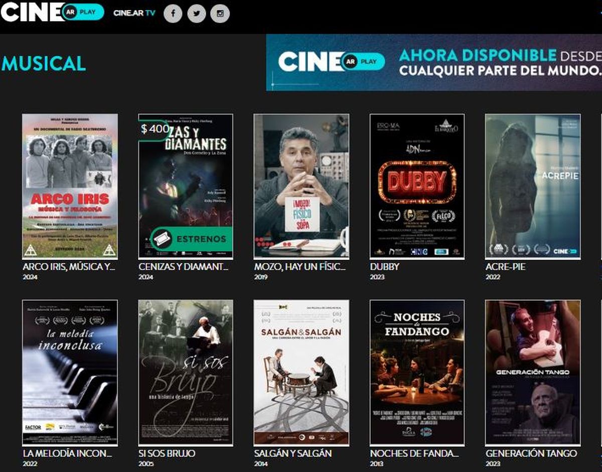 Cine.ar, una plataforma con alternativas variadas para ver series y películas. Cine.ar, una plataforma con alternativas variadas para ver series y películas. 