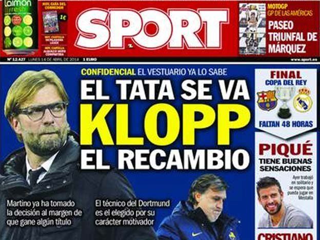 En España afirman que el Tata Martino se va del Barcelona