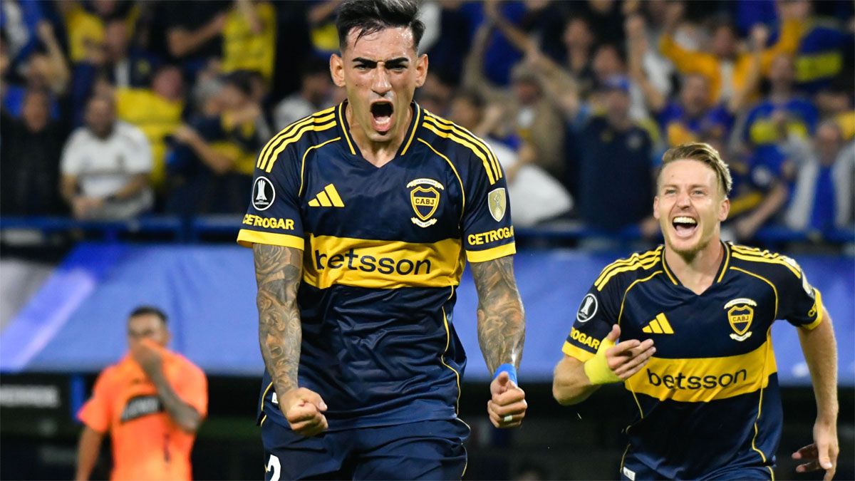 Boca le gana a Barcelona de Ecuador en La Bombonera por la Copa Libertadores