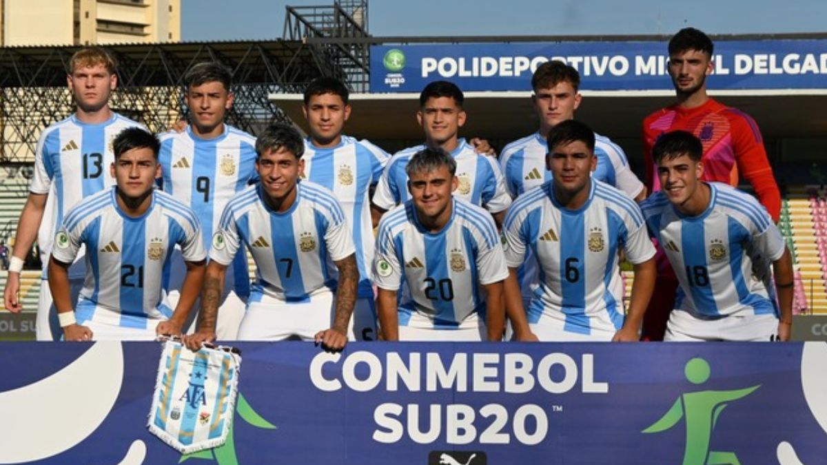 La Selección argentina Sub 20 inicia el hexagonal final del Sudamericano.