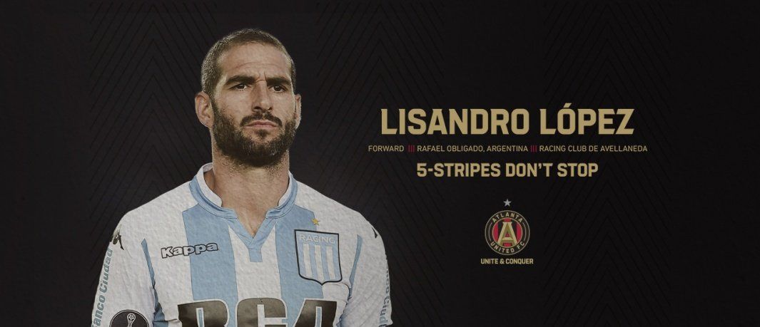 Lisandro López fue anunciado como nuevo jugador de Atlanta United.