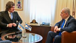 Javier Milei comenzó su agenda bilateral de máxima relevancia junto al primer ministro, Benjamin Netanyahu.