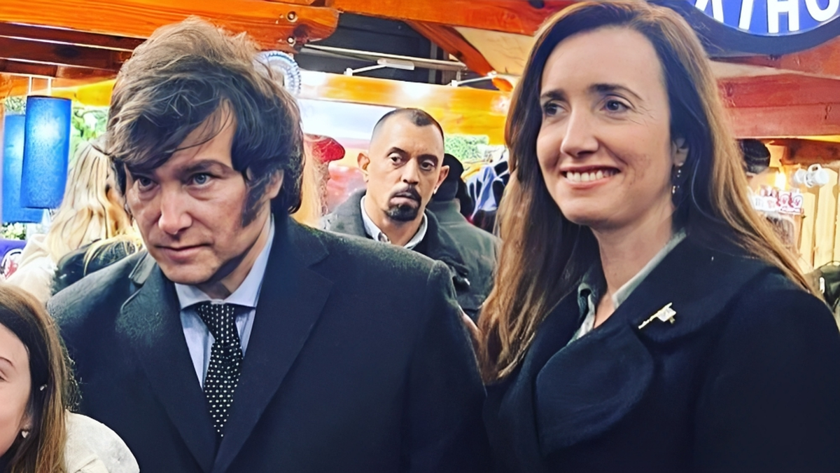 Villarruel y Milei en campaña.