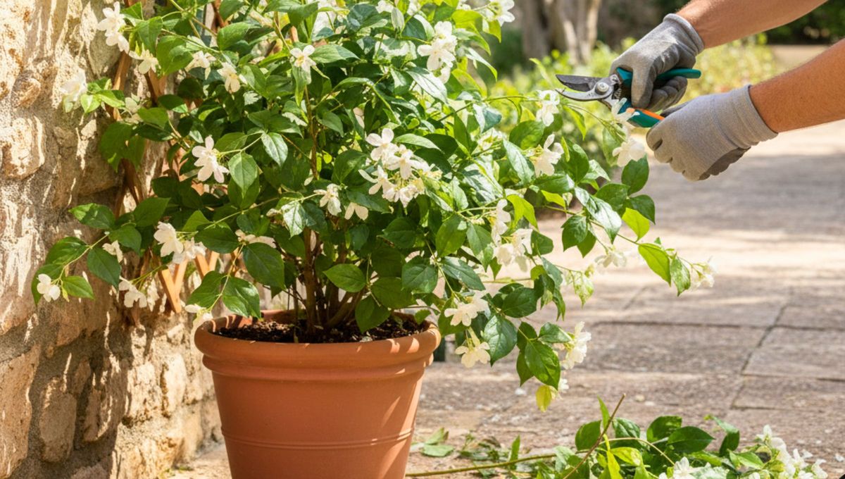 El truco de jardinero para podar la planta de jazmín y que estalle de flores en pocos días