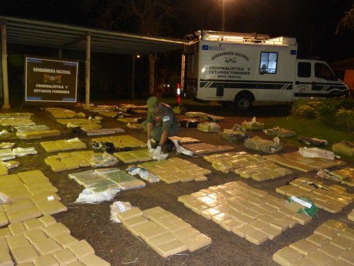 Secuestraron casi 4 toneladas de marihuana en Misiones