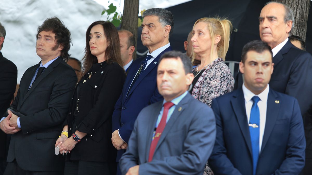 Javier Milei, Victoria Villarruel, Jorge Macri, Karina Milei y Guillermo Francos. Javier Milei, Victoria Villarruel, Jorge Macri, Karina Milei y Guillermo Francos.