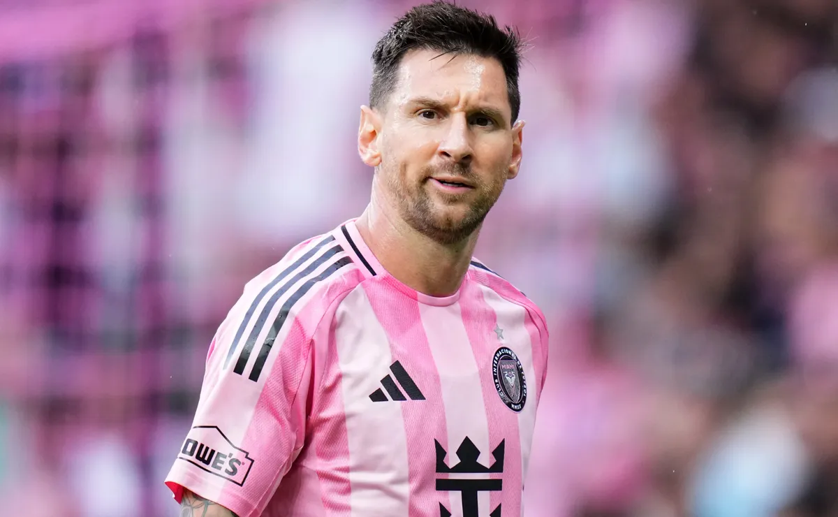 Messi se sorprendió con la actitud de los hinchas.