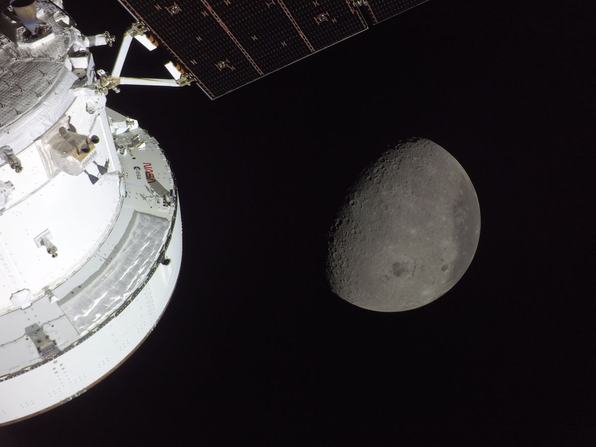 Los astronautas de la Nasa tomaron miles de fotografías desde la cápsula Orión.