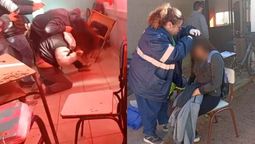 Una mujer atacó a una alumna con una cadena y el video se volvió viral. Una mujer atacó a una alumna con una cadena y el video se volvió viral.