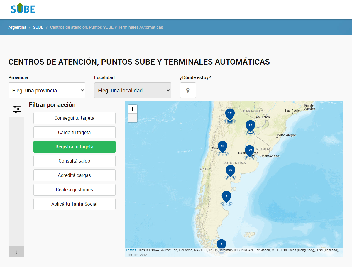 En el sitio tarjetasube.sube.gob.ar podés completar el trámite con un código de 6 números que te brinda la ANSES.