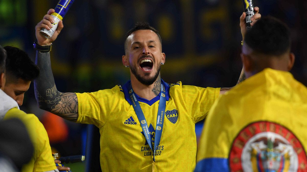 Darío Benedetto, una pieza clave en la conquista de Boca de la Liga Profesional.