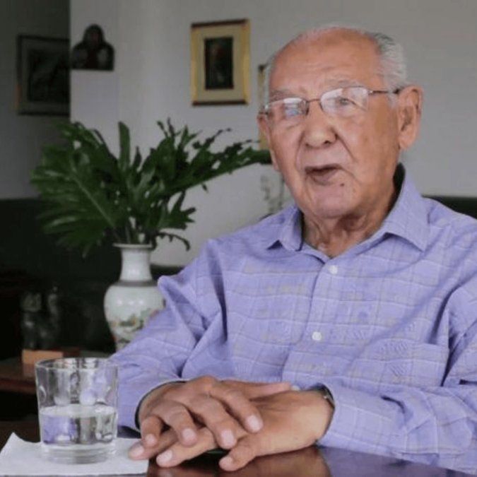 Lucio Chiquito Caicedo tiene 104 años y es un ejemplo de vitalidad.