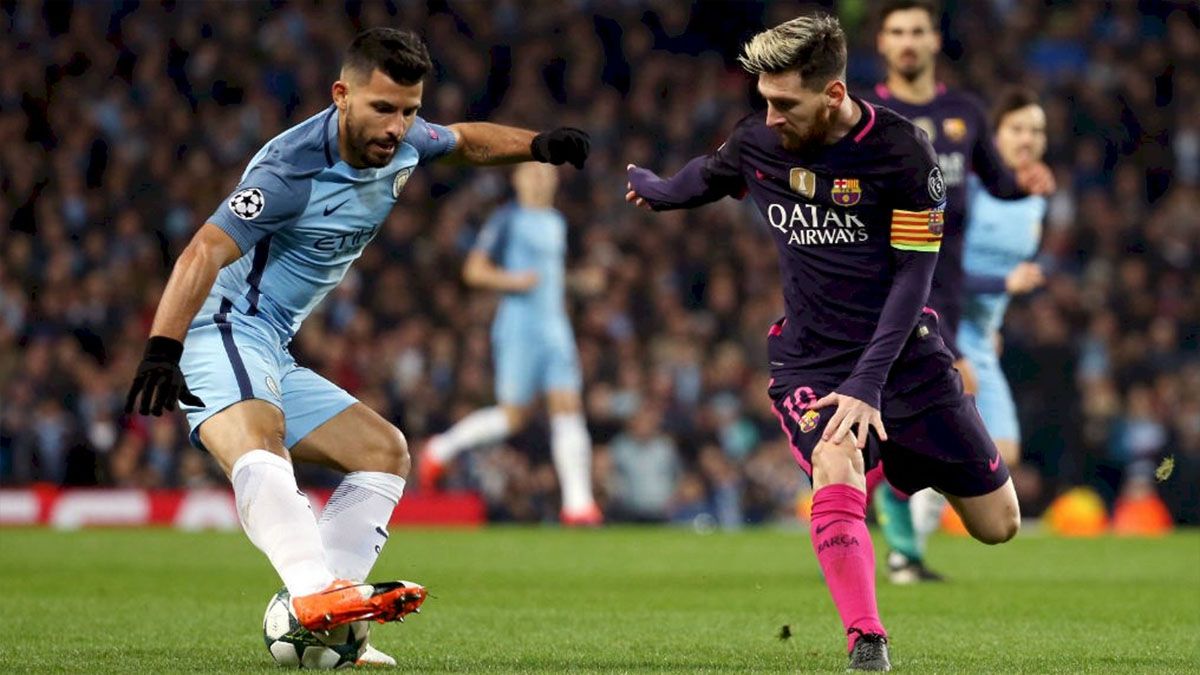 Lionel Messi y el Kun Ag&uuml;ero nunca fueron compa&ntilde;eros de club.