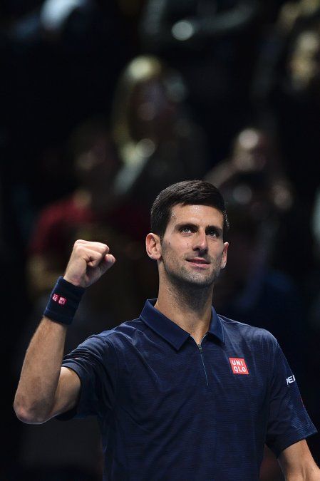 Djokovic barrió a Goffin y sigue invicto en el Masters de Londres