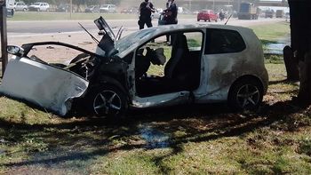 Tremendo accidente en el Acceso Sur
