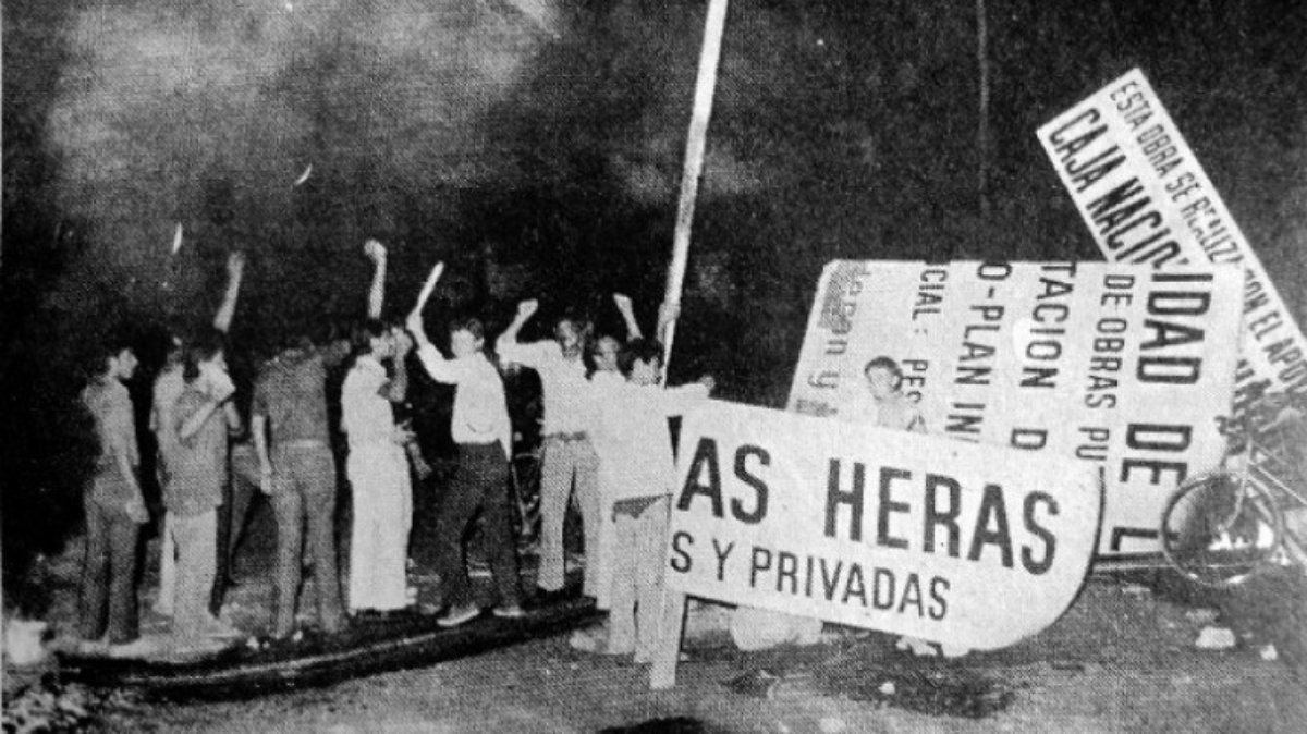 Durante el Mendozazo, barrios de Guaymallén y Las Heras, principalmente, fueron considerados zonas liberadas y bajo control de los manifestantes.