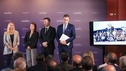 Karina Milei, Diana Mondino, Luis Petri y Manuel Adorni anunciaron el nuevo nombre del ahora ex Salón de los Pueblos Originarios.