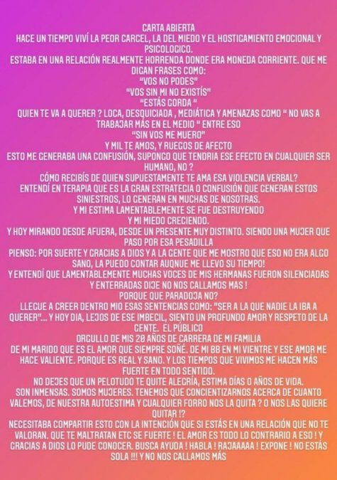 El calvario de Belén Francese: "Estás gorda, quién te va a querer"