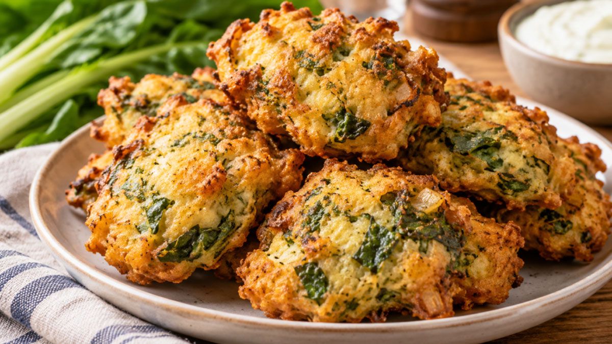 Los buñuelos de acelga al horno son muy saludables y es una receta que aporta muchos nutrientes.