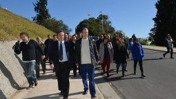 Bordet y Varisco encabezaron un acto y recorrieron obras de la Costanera