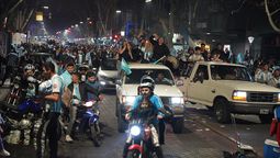 Emoción en Mendoza por el triunfo de la Selección Argentina contra Inglaterra.