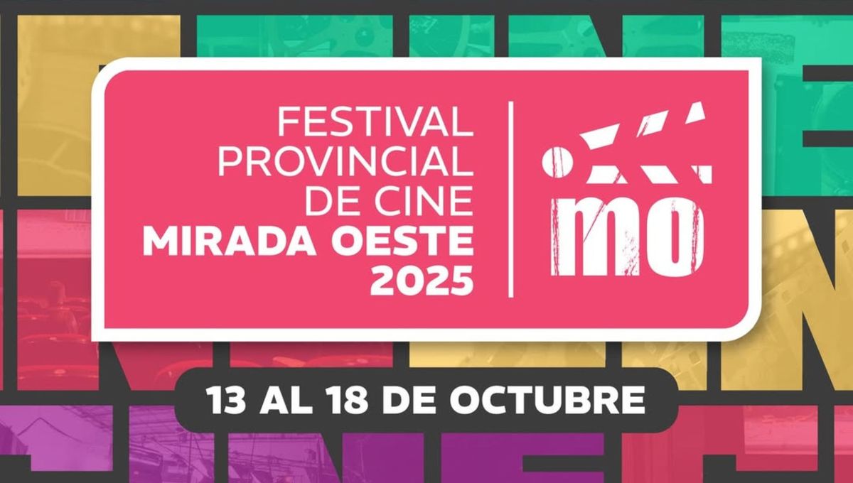 Festival Provincial de Cine Mirada Oeste 2025: programación entre el 16 y el 18 de octubre
