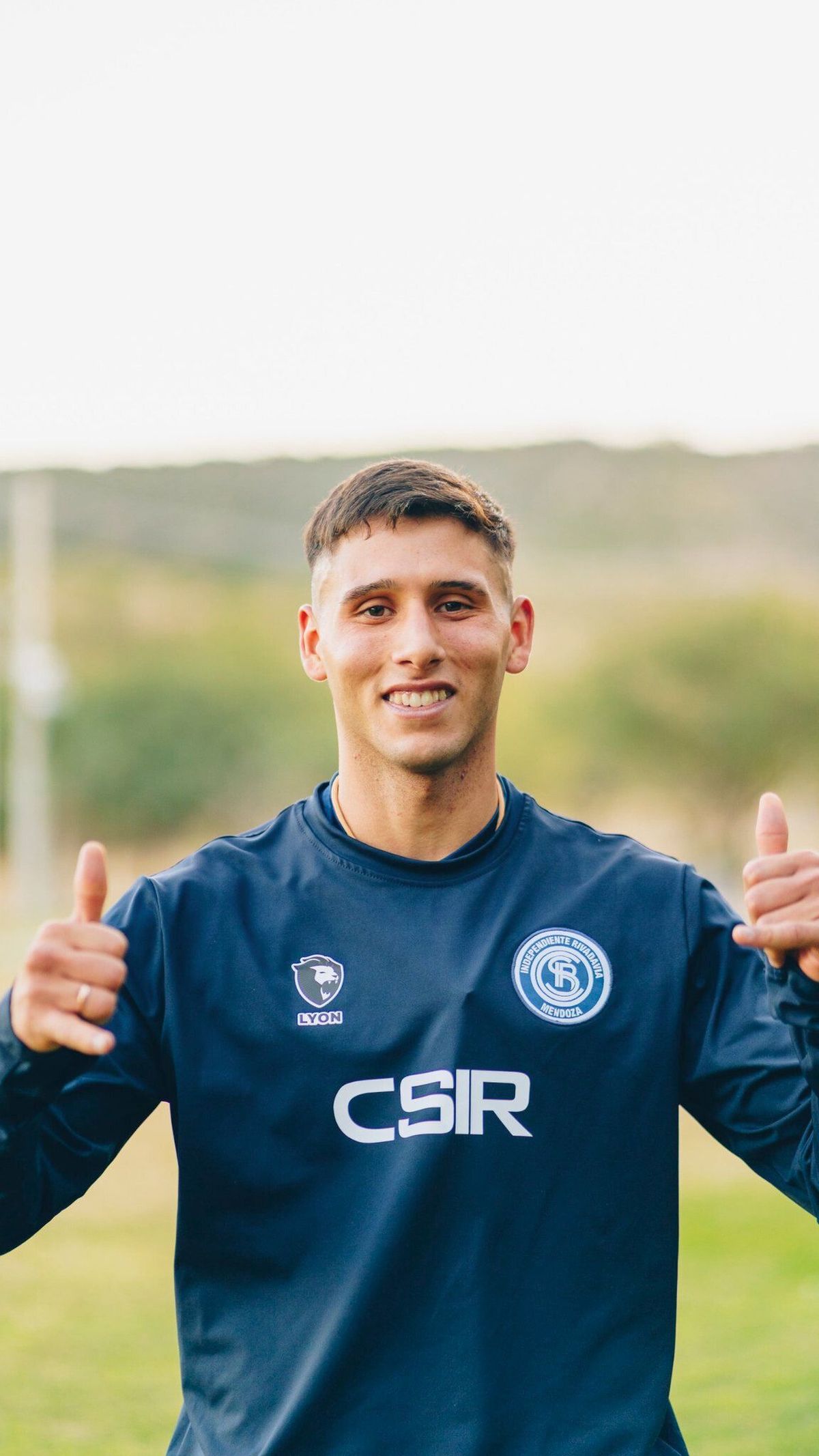 Tomás Muro, el volante de 23 años, es uno de los refuerzos de Independiente Rivadavia proveniente de Orenburgo de Rusia.