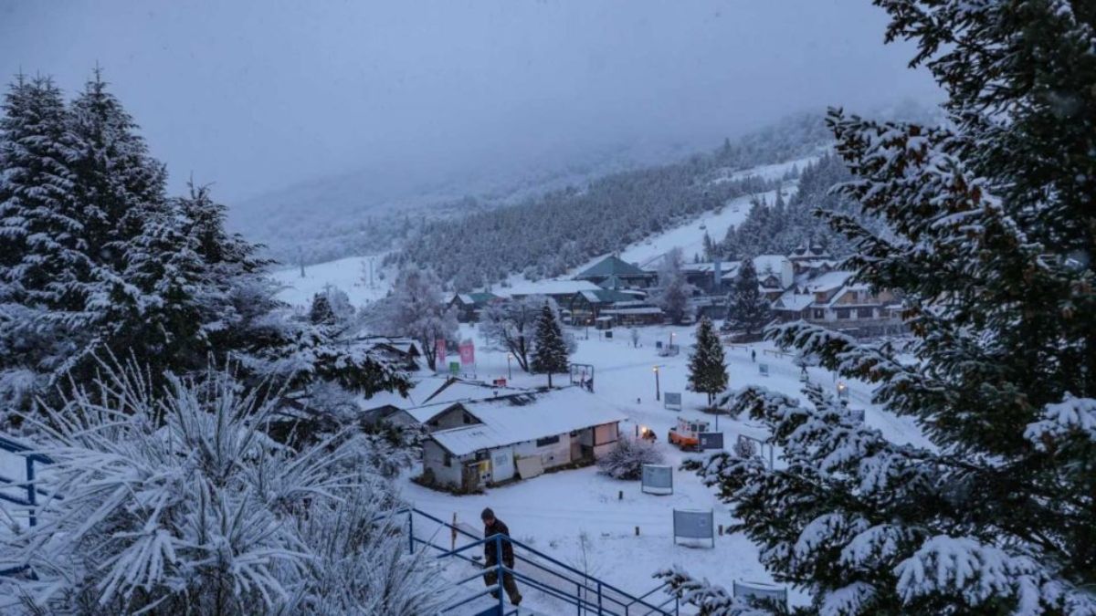 La nieve mejoró la temporada en la Patagonia. 