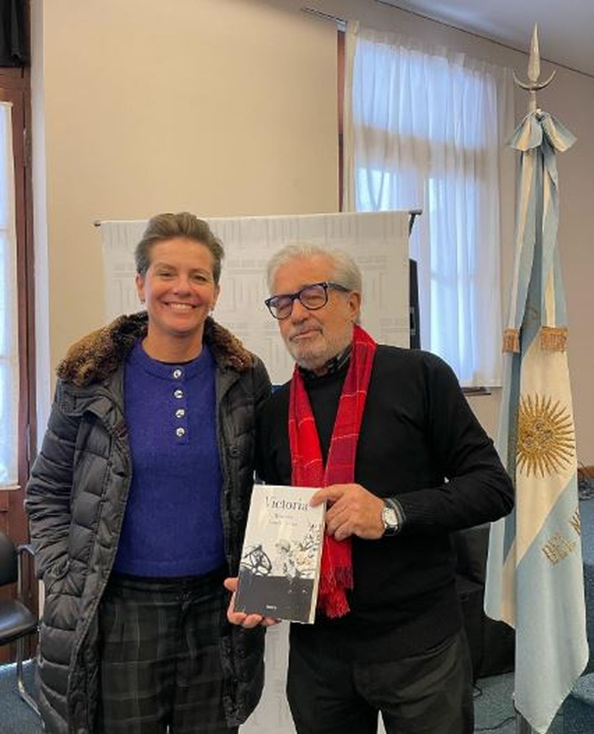 Mercedes García Ochoa llevó su libro Victoria al Museo Penitenciario. Mercedes García Ochoa llevó su libro Victoria al Museo Penitenciario.