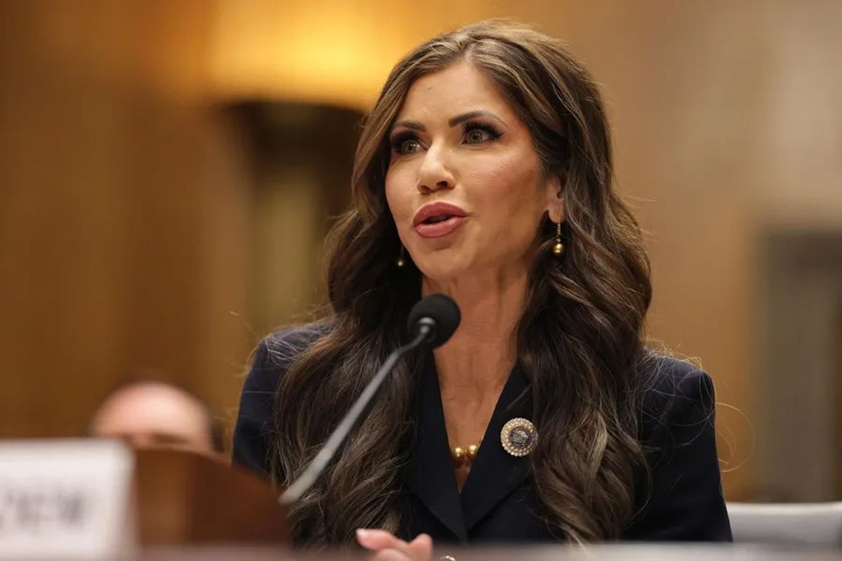 La secretaria del Departamento de Seguridad Nacional (DHS) de Estados Unidos, Kristi Noem. La secretaria del Departamento de Seguridad Nacional (DHS) de Estados Unidos, Kristi Noem.